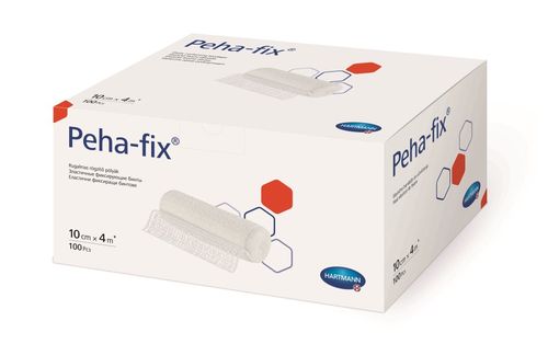 Peha Fix 10 cm x 4 m obinadlo elastické fixační 100 ks