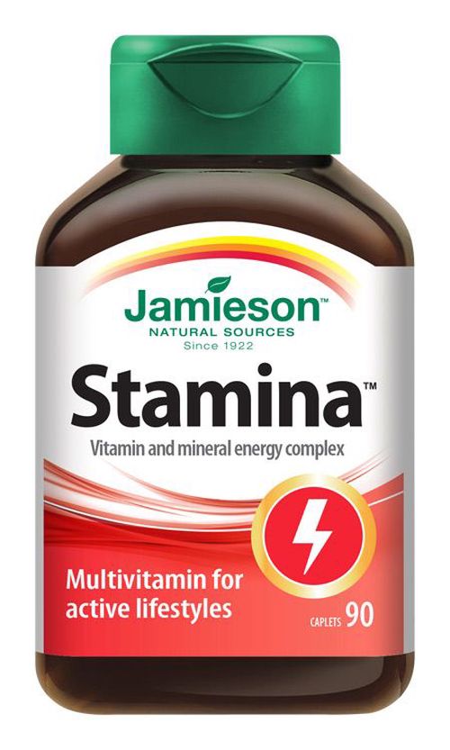 Jamieson Stamina komplex vitamínů a minerálů 90 tablet