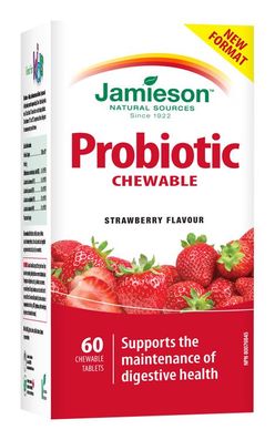 Jamieson Probiotic jahoda 60 cucacích tablet