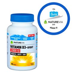 Swiss NatureVia Vitamin D3-Efekt 2000IU 90 tablet