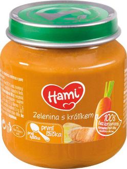 Hami Zelenina s králíkem 4m+ 125 g