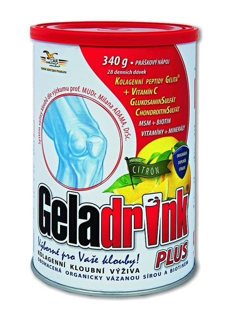 Geladrink Plus citron nápoj 340 g