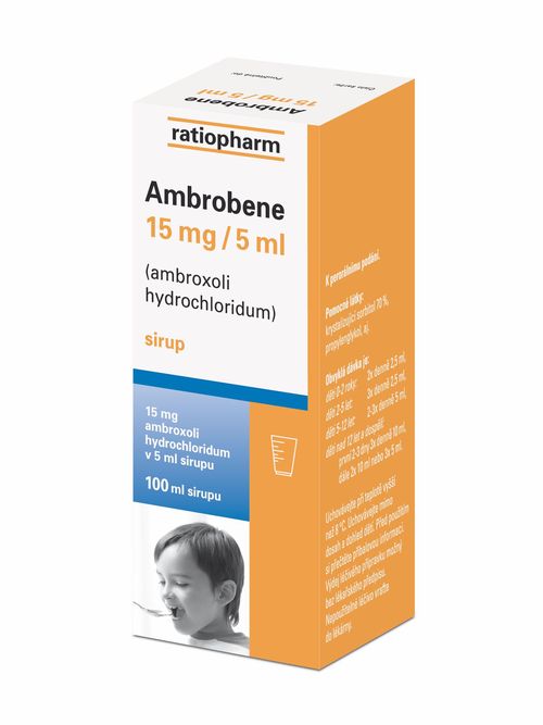 Ambrobene 15mg/5ml sirup 100 ml