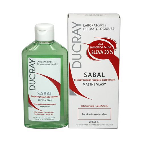 Ducray Sabal Šampon na mastné vlasy 200 ml