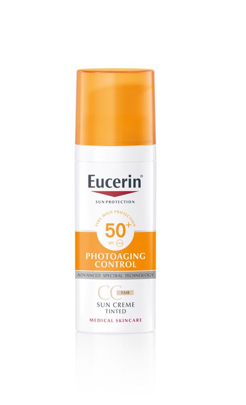 Eucerin SUN Photoaging Control SPF50+ CC krém na obličej 50 ml světlý