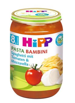 Hipp JUNIOR BIO Rajčata se špagetami a mozzarellou 220 g