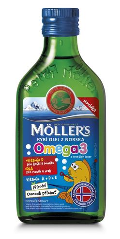 Mollers Omega 3 ovocná příchuť 250 ml