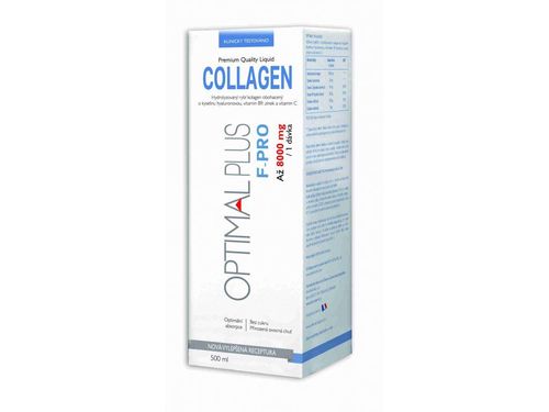 Optimal Plus F - PRO Collagen tekutý kolagen 500 ml