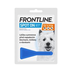 Frontline Spot On Dog S 2-10 kg pipeta 1x0,67 ml