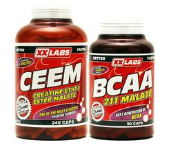 Xxlabs CEEM cps.240 + 211 BCAA MALATE cps.90 ZDARMA