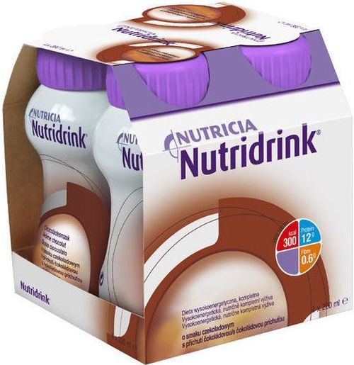 Nutridrink čokoláda 4x200 ml