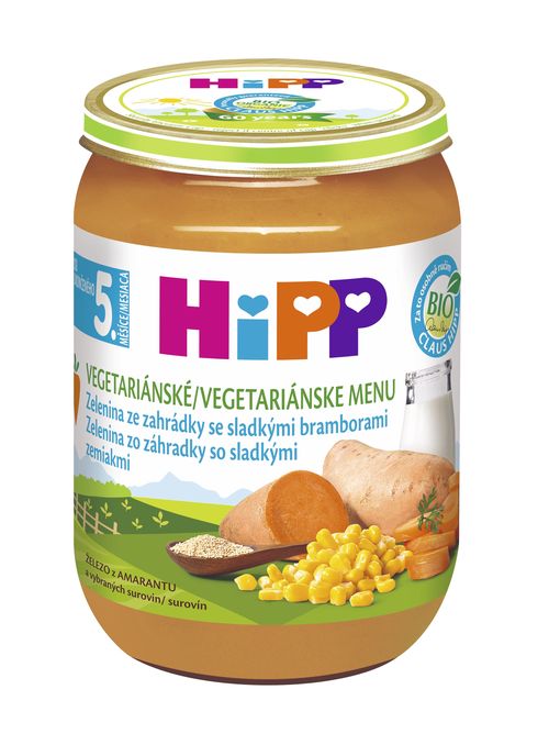 Hipp BABY BIO Zelenina ze zahrádky se sladkými bramborami 190 g