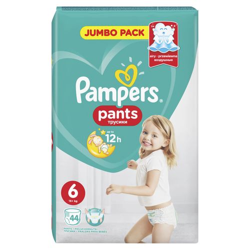 Pampers Pants vel. 6 Extra Large plenkové kalhotky 44 ks
