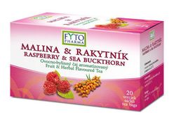 Fytopharma Ovocno-bylinný čaj malina & rakytník 20x2 g