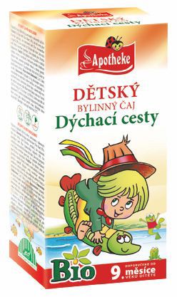 Apotheke BIO Dětský čaj Dýchací cesty nálevové sáčky 20x1,5 g