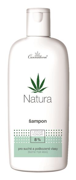 Cannaderm Natura Šampon na suché a poškozené vlasy 200 ml