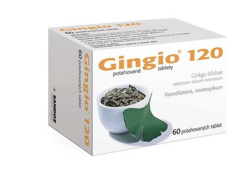 Gingio 120 mg 60 potahovaných tablet