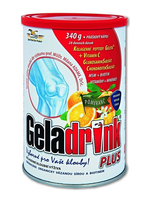 Geladrink Plus pomeranč nápoj 340 g