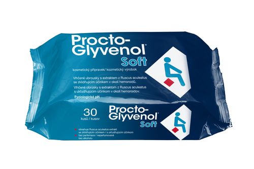 Procto-glyvenol Soft vlhčené ubrousky 30 ks