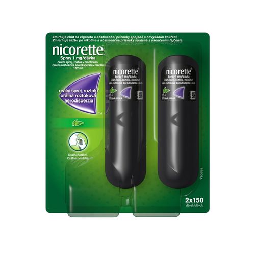 Nicorette Spray 1 mg/dávka orální sprej 2x13,2 ml