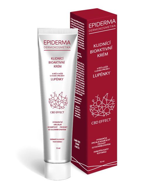 Epiderma Bioaktivní CBD krém při lupénce 75 ml