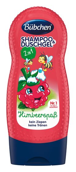Bübchen Kids Šampon a sprchový gel MALINA 230 ml