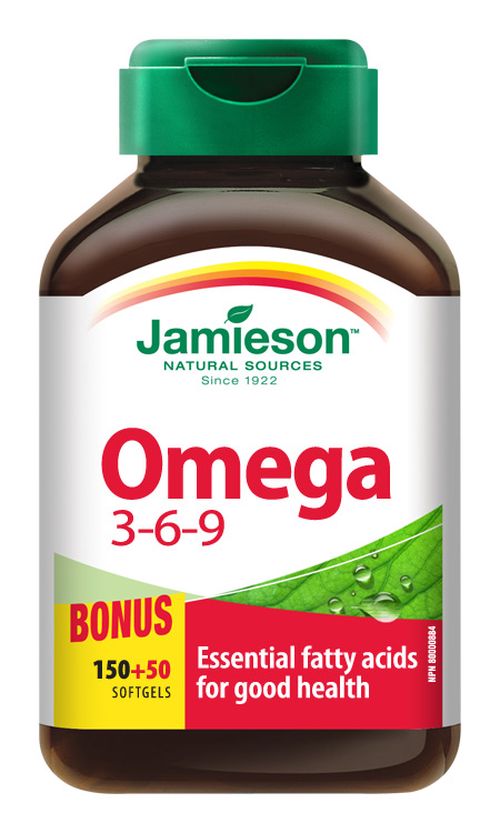 Jamieson Omega 3-6-9 1200 mg 150+50 tobolek