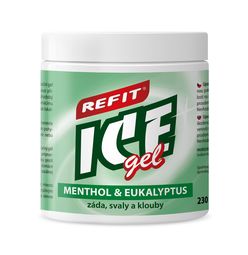 Refit ice Masážní gel s mentholem a eukalyptem 230 ml