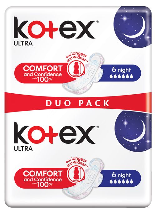 Kotex Ultra Night Duo pack 12 ks