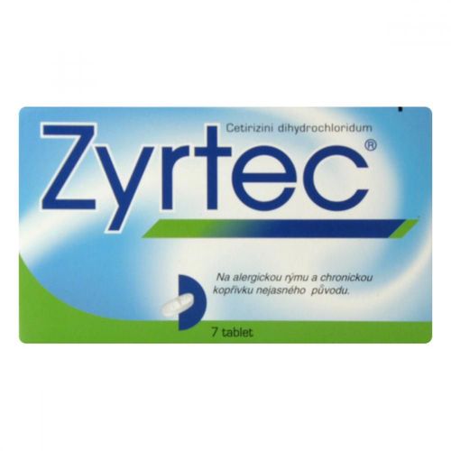 Zyrtec 10 mg 7 tablet