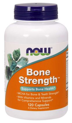 NOW® Foods NOW Bone Strength, (silné kosti), 120 kapslí