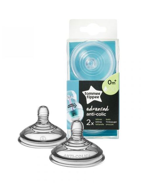 Tommee Tippee C2N ANTI-COLIC Slow Flow 0m+ náhradní savička 2 ks