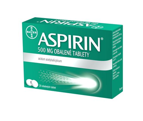 Aspirin 500 mg 20 tablet