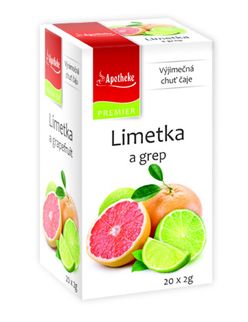 Apotheke Limetka a grep čaj nálevové sáčky 20x 2 g