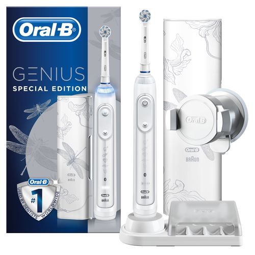 Oral-B Genius 10000N Special Edition Lotus White elektrický zubní kartáček