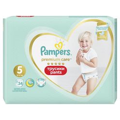 Pampers Premium Care vel. 5 kalhotkové plenky 34 ks