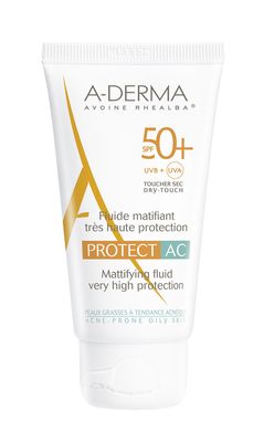 A-derma Protect AC SPF50+ zmatňující fluid 40 ml