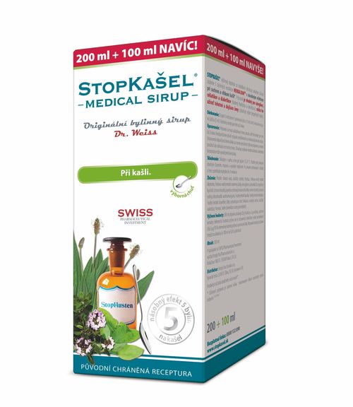 Dr. Weiss STOPKAŠEL Medical sirup 200+100 ml