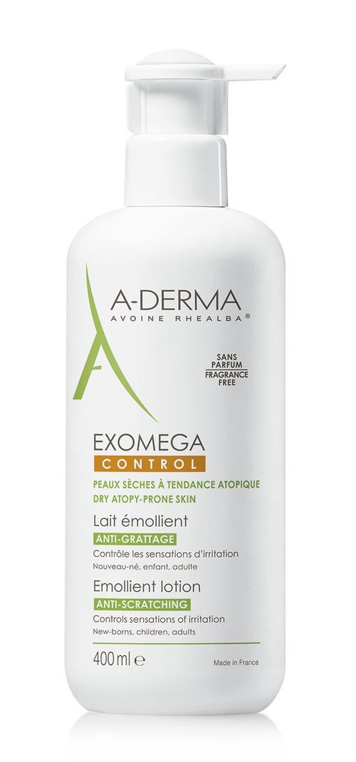 A-derma Exomega CONTROL emolienční mléko 400 ml