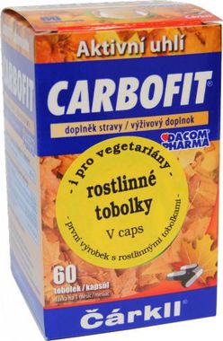 Carbofit Čárkll rostlinné tobolky 60 ks