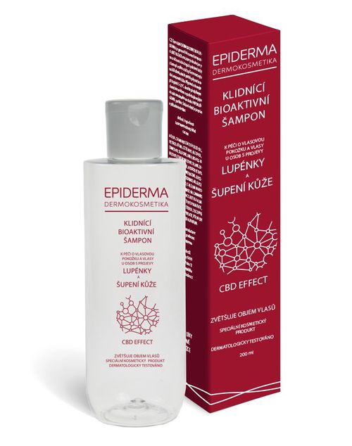 Epiderma Bioaktivní CBD šampon při lupénce 200 ml