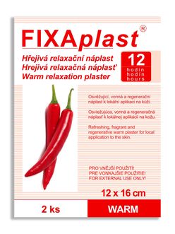 Fixaplast Warm Hřejivá relaxační náplast 2 ks 12x16 cm