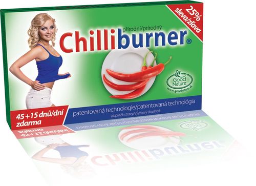 Chilliburner podpora hubnutí 45+15 tablet