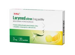 Dr.Max Larymed citron 3 mg 20 pastilek