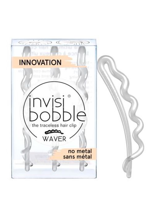 Invisibobble WAVER Crystal Clear vlasový doplněk 3 ks