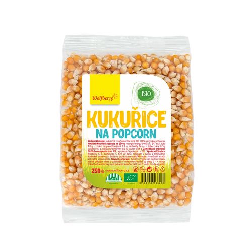 Wolfberry Kukuřice na popcorn BIO 250 g