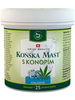 Herbamedicus Koňská mast s konopím chladivá 250 ml