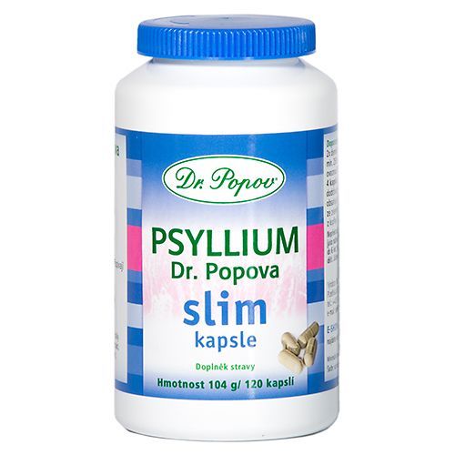 Dr. Popov Psyllium Slim 120 kapslí