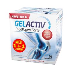 Gelactiv 3-Collagen Forte 60+60 kapslí