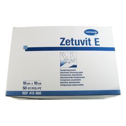 Zetuvit E Kompres nesterilní 10 x 10 cm 50 ks